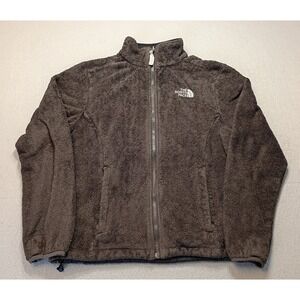 The North Face Osito Teddy Bear Full Zip‎ Jacket Brown Fleece Women's Size S/P